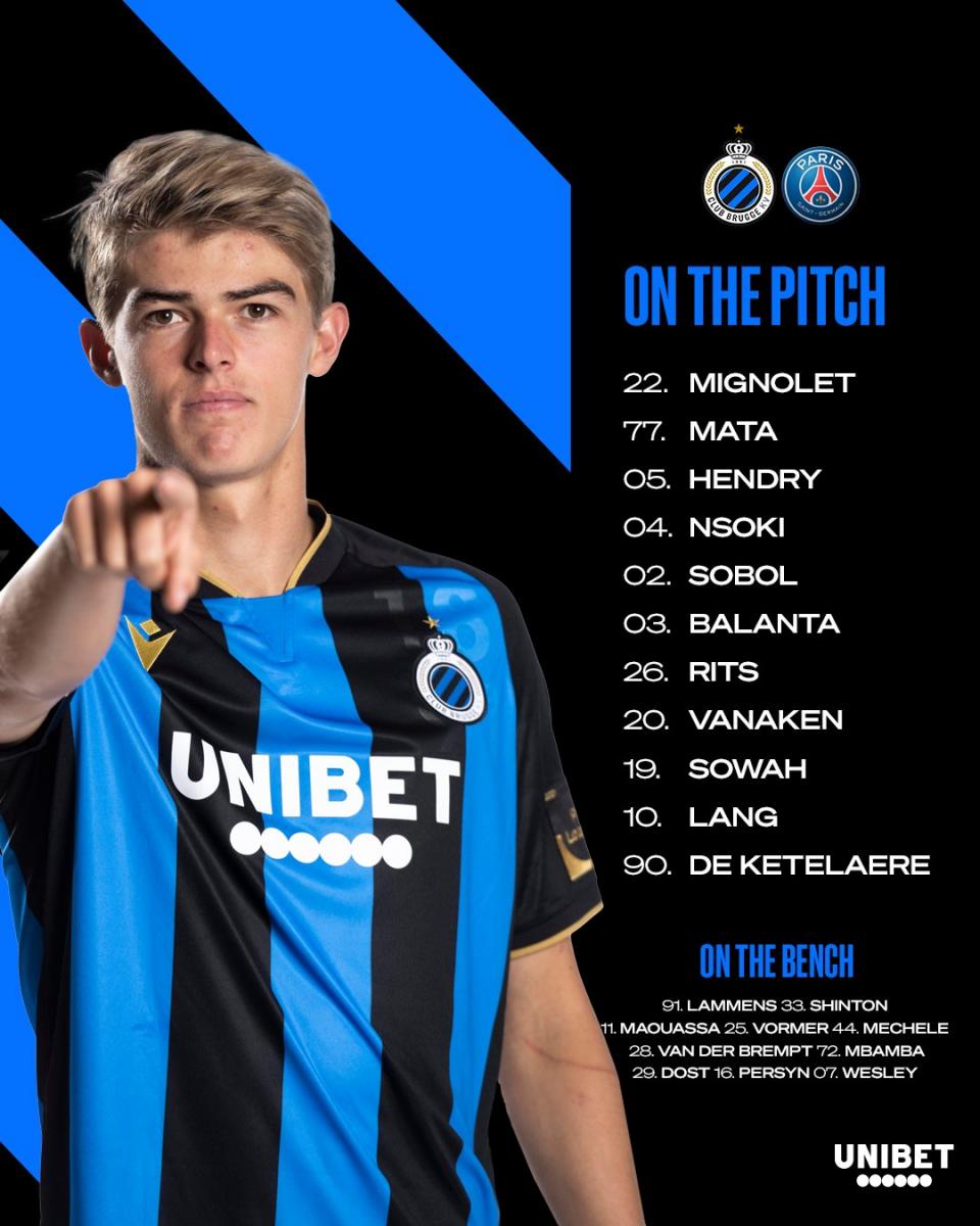 Divulgação/Club Brugge KV