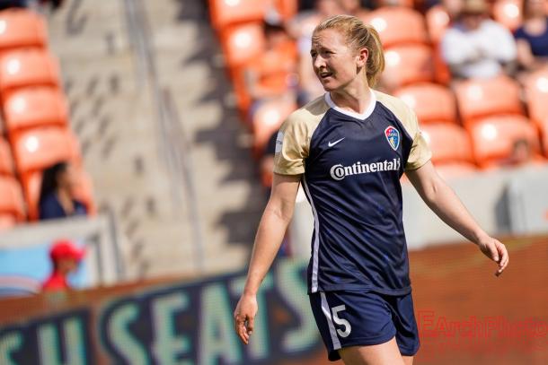 Sam Mewis of the Courage l Photo: EarchPhoto