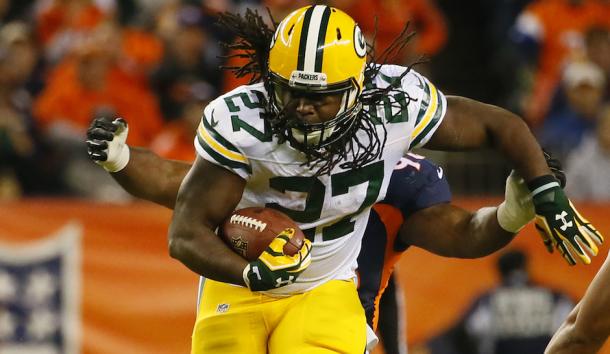 Eddie Lacy has missed the last month due to an ankle injury and was placed on the IR a few weeks back | Source: Jack Dempsey - AP Photo