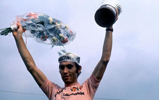 Eddy Merckx en Giro de Italia. Foto: cyclingweekly.com