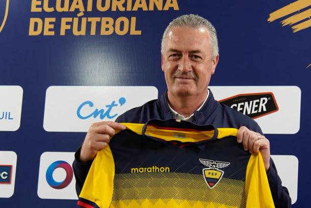 Alfaro fue el elegido para dirigir a Ecuador. Foto: Federación Ecuatoriana de Fútbol