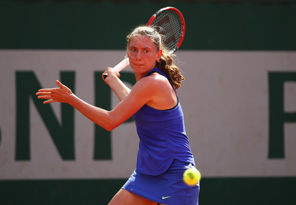 Ekaterina Alexandrova played some good matches in Paris last month | Photo: Clive Brunskill/Getty Images Europe