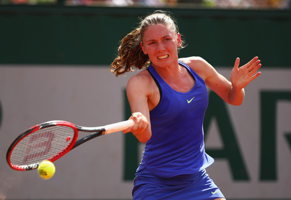 Ekaterina Alexandrova in action at the French Open | Photo: Clive Brunskill/Getty Images Europe