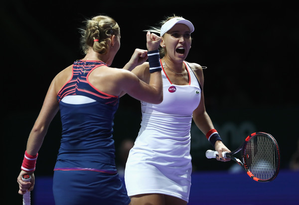 Makarova and Vesnina looks to defend their title in Singapore | Photo: Julian Finney/Getty Images AsiaPac