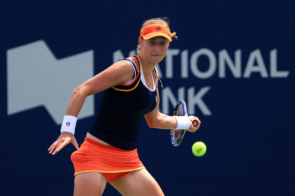 Ekaterina Makarova's run continued with this win, and she had a successful US Open Series overall | Photo: Vaughn Ridley/Getty Images North America