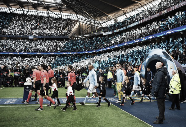 El Etihad Stadium era una fiesta en la primera semifinal de Liga de Campeones de su equipo | Foto: Champions League