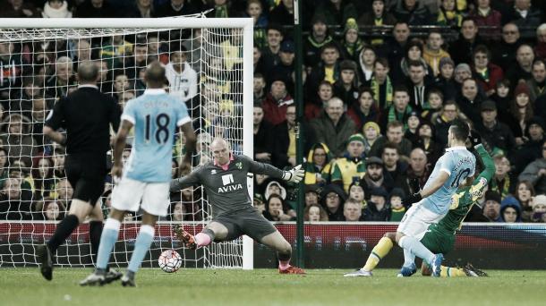 El Manchester City venció en el último partido eliminando al Norwich de FA Cup | Foto: Mirror