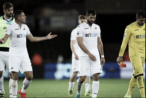 El Swansea solo ha ganado un partido en Premier League esta temporada | Foto: Swansea City