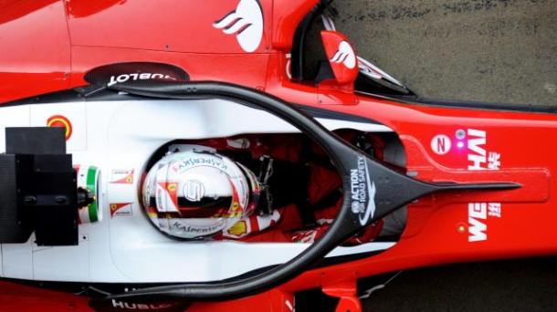 El Halo de Vettel Foto:F1