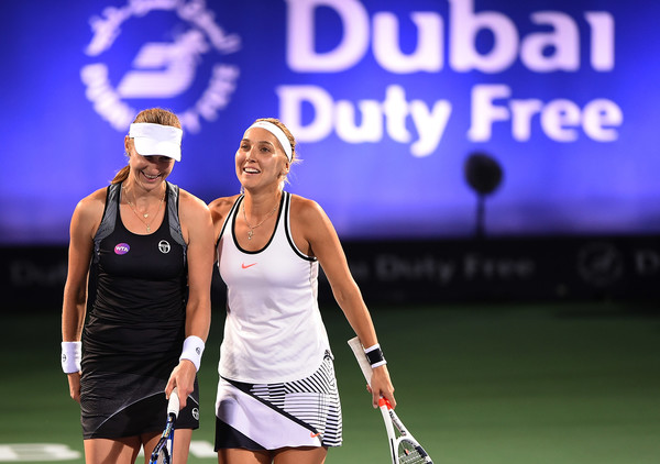 Double trouble: Vesnina is ranked in the top-20 of both singles and doubles | Photo: Tom Dulat/Getty Images Europe