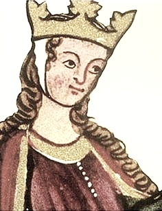Retrato medieval de Leonor,Fuente: Wikicommons