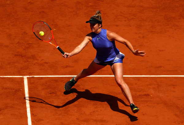 The 22-year-old in action at Roland Garros earlier this month (Photo: Adam Pretty/Getty Images Europe)