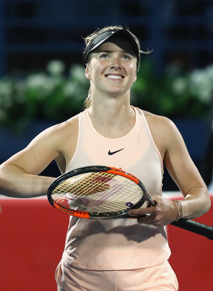 Elina Svitolina was visibly pleased with her impressive performance | Photo: Francois Nel/Getty Images Europe