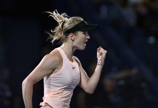 Elina Svitolina celebrates after winning match point to claim the title | Photo: Francois Nel/Getty Images Europe