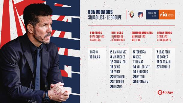 Twitter: Atlético de Madrid