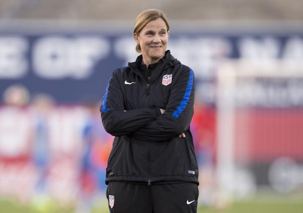 U.S. head coach Jill Ellis has also used 2017 to learn about her team, trying several different formations, playing players in various positions, and giving call-ups to younger players. Source: Brad Smith - ISI Photos/ US Soccer 