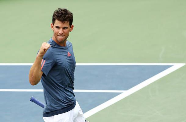 Dominic Thiem in action during the US Open last year (Getty/Elsa)