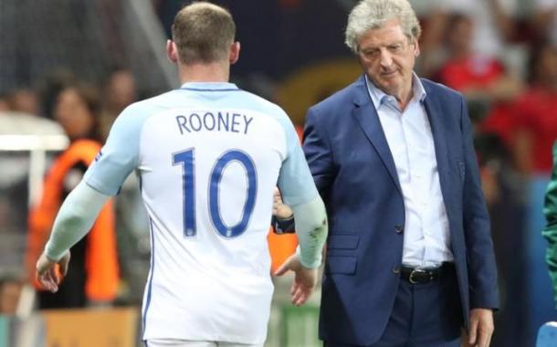 Rooney e Hodgson, telegraph.co.uk