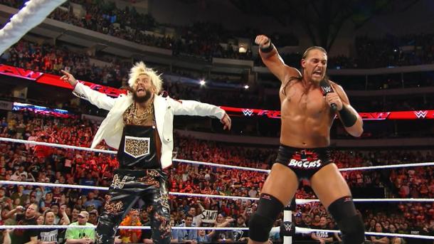 Enzo and Cass prior to a match on Monday Night Raw | Source: pwpnation.com