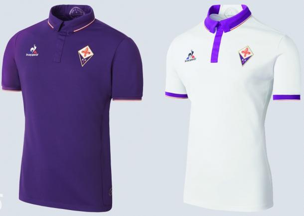 Camiseta local y visitante de la Fiorentina | Foto: violachannel.tv