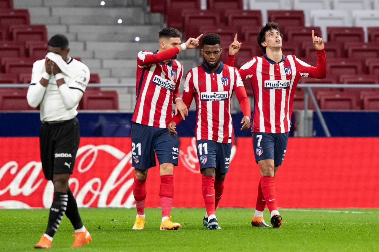 Joao Félix marcó el gol del empate./ Twitter: Atlético de Madrid oficial