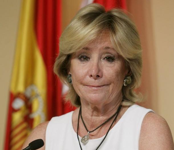 La presidenta de Madrid anuncia su dimisión en 2012 | Fotografía: EFE