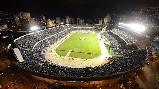 Image: The match will be played at the Hernando Siles Stadium
