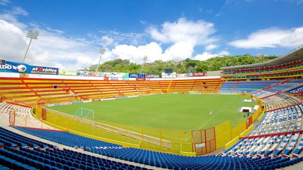 El Estadio Cuscatlán, en El Salvador.