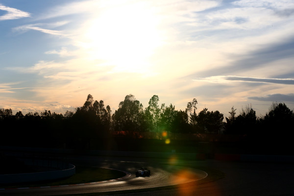Esteban Ocon rodando hoy en Montmeló. Fuente: Getty Images