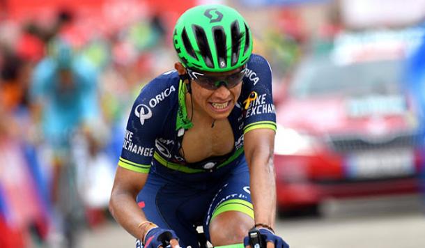 Esteban Chaves se subió al podio en la pasa Vuelta a España | Foto: ASO