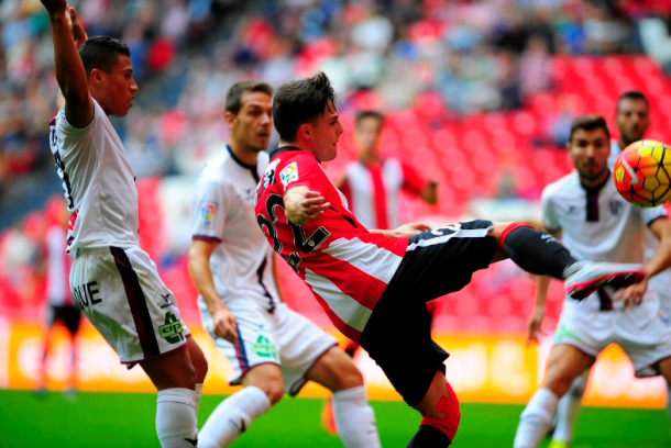 Markel jugó en Segunda con el Bilbao Athletic. Fuente: Athletic Club