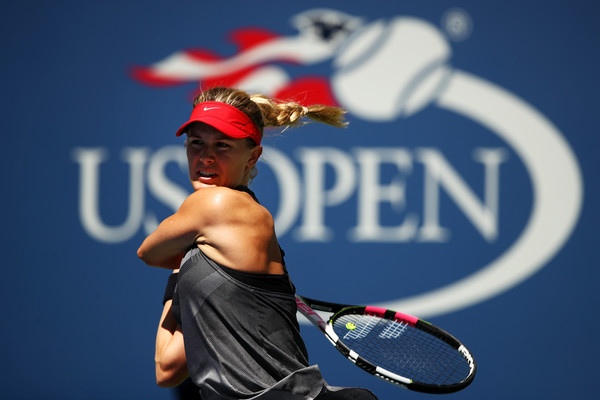 Eugenie Bouchard in action at the US Open | Photo: Clive Brunskill/Getty Images North America