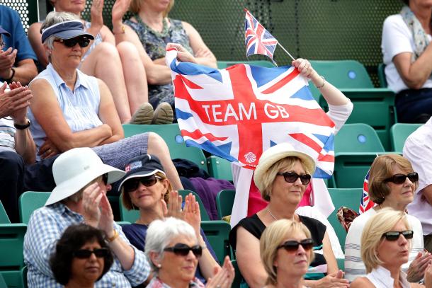 Evans spoke highly of the British crowd and the support they gave to both players. Photo: Getty