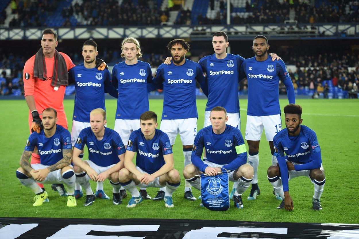 Everton en Europa League. Fuente: Twitter OptaJoe