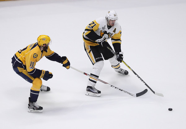 Mlakin was putting pressure on the Predators early in the game/Photo: Patrick Smith/Getty Images