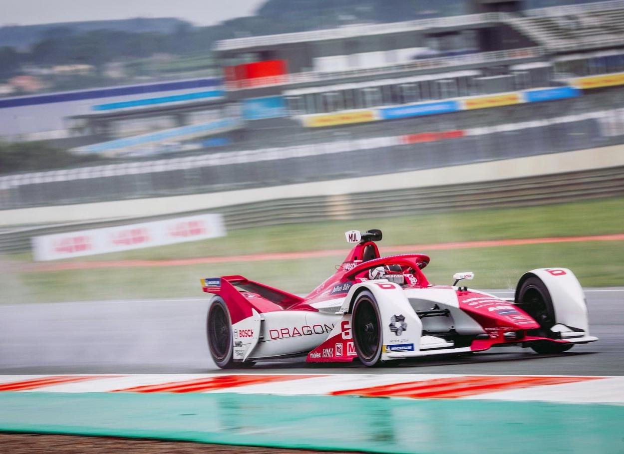 Nico Muller durante la carrera | Fotografía: ABB Fórmula E