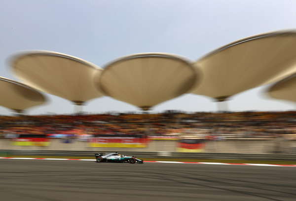 Hamilton rodando durante la clasificación. Fuente: Getty Images