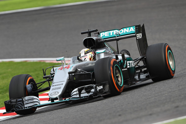 Lewis Hamilton, durante el último stint del Gran Premio de Japón | Fuente: Zimbio