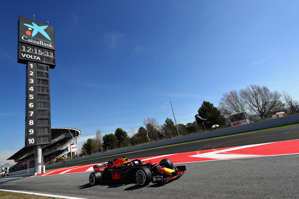 Ricciardo rodando con el RBR14 durante el último día de test. Fuente: Getty Images