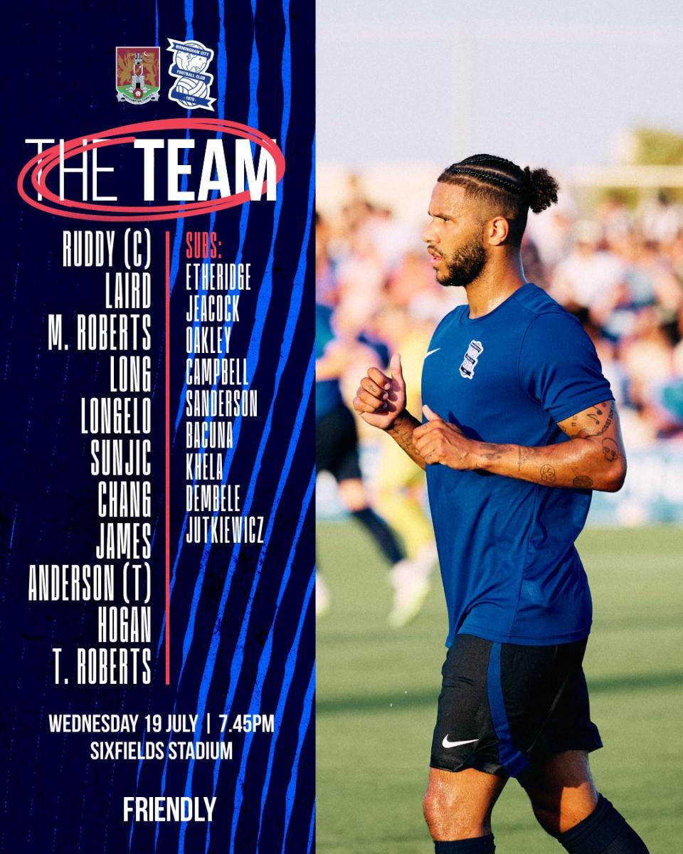 Goals and Summary of Northampton 01 Birmingham in a Friendly Match