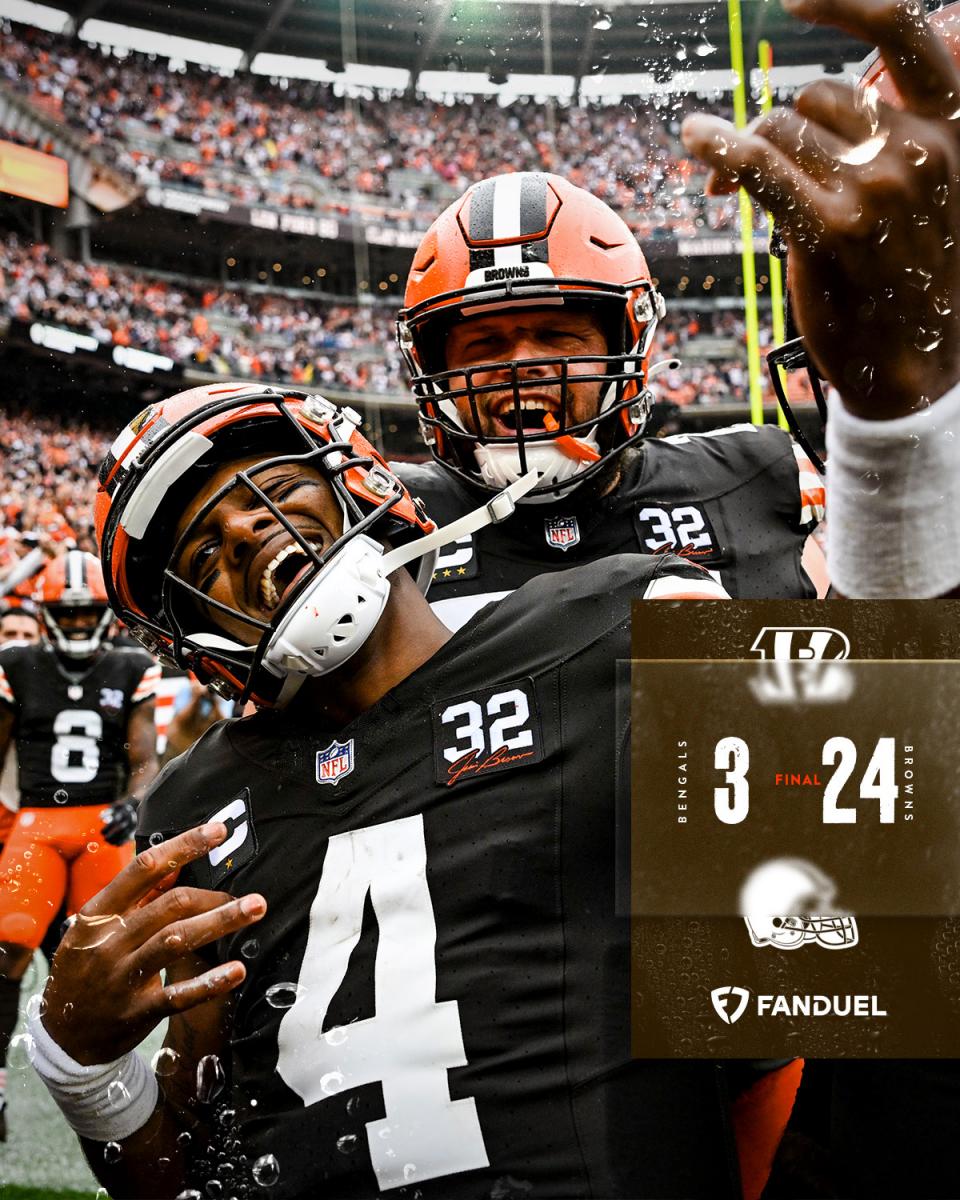 Highlights and touchdowns of the Cincinnati Bengals 3-24 Cleveland Browns  in NFL