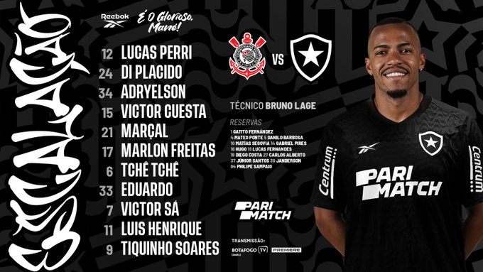 Corinthians 2 x 2 Botafogo: Fogão abre vantagem, mas sofre empate com o  Timão