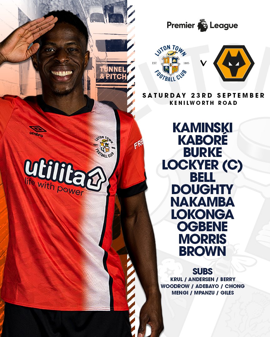 Resultado do jogo Luton x Wolves hoje, 23/9: veja o placar e