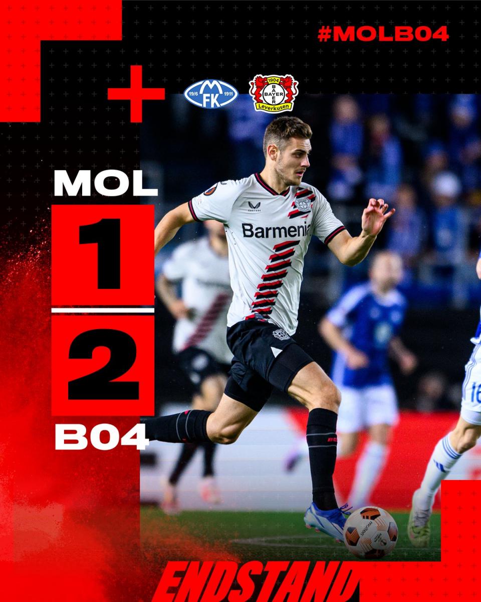 Resumen Y Goles Del Molde FK 1 2 Bayer Leverkusen En UEFA Europa League