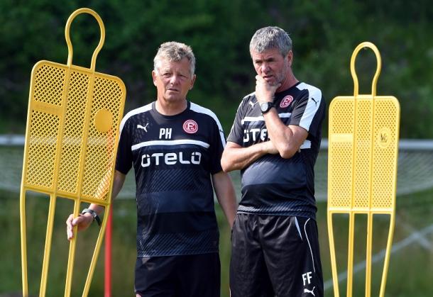 Funkel ponders his options. | Image credit: Fortuna Düsseldorf