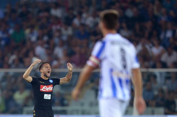 Mertens scored twice from the bench on matchday one | Photo: FILIPPO MONTEFORTE/AFP/Getty Images