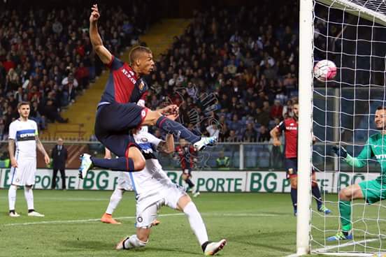 De Maio anota el gol que da la permanencia al Genoa en una difícil campaña | Foto: Genoa CFC