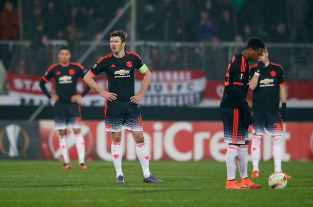 United have it all to do in the second leg (Getty Images)