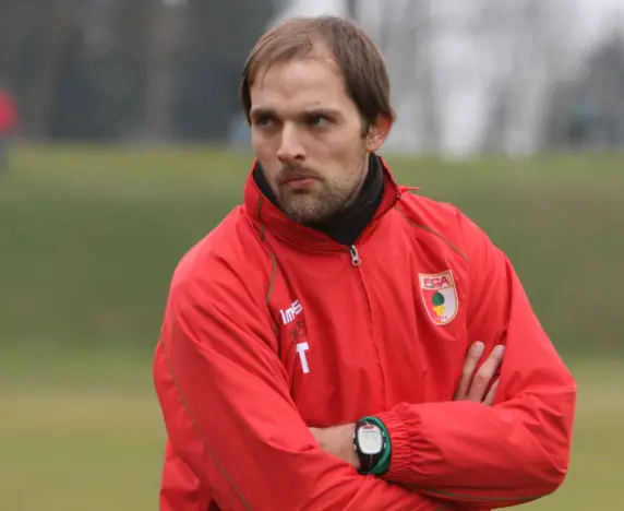 Imagen de Tuchel como entrenador del Augsburgo / Fuente: Augsburger Allgemeine