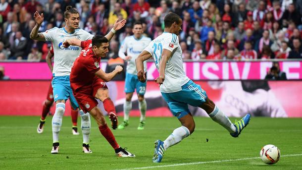 Lewandowski volvió al gol con doblete. // (Foto de fcbayern.de)